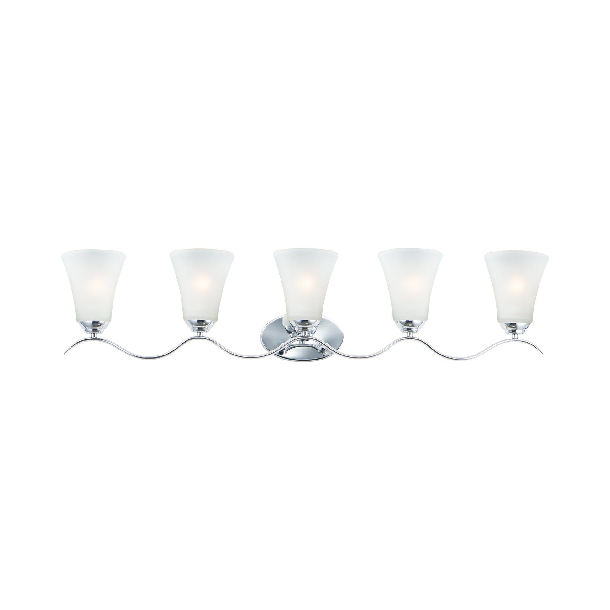 Vital Bath Vanity Light in Polished Chrome (5-Light).