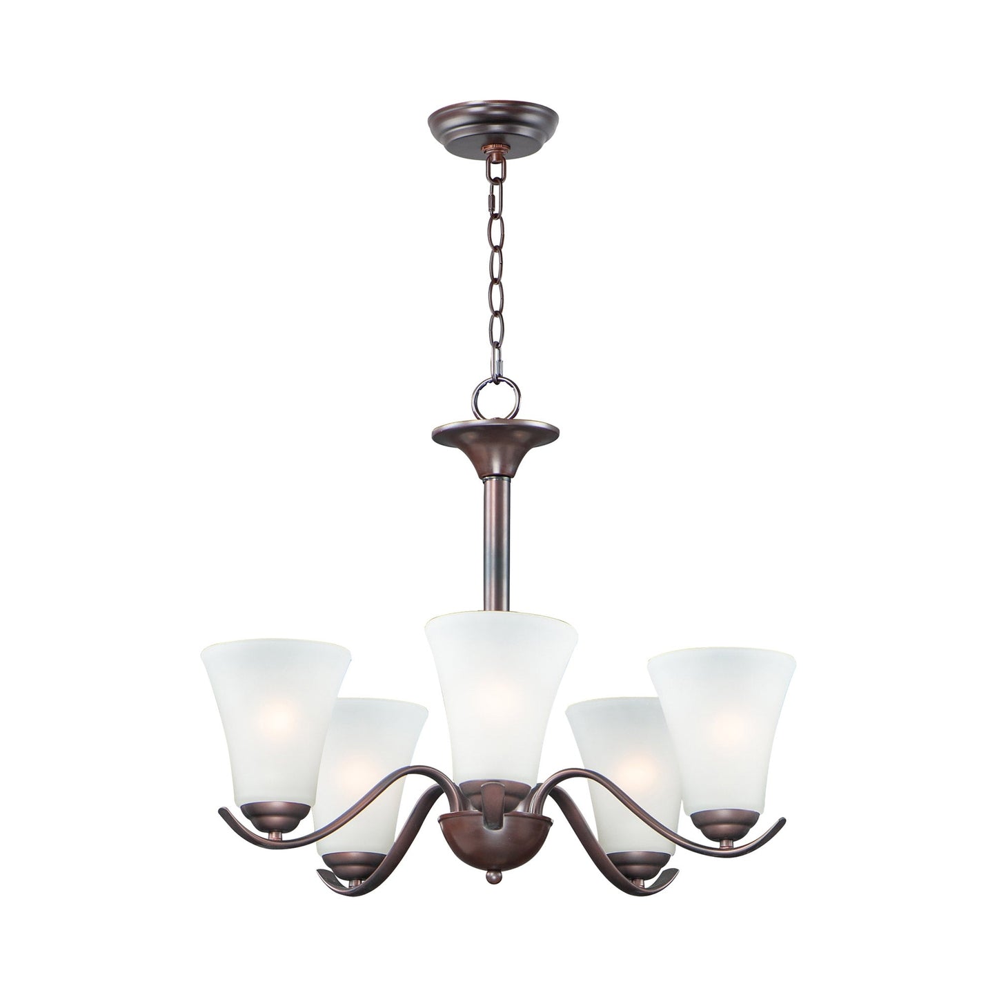 Vital Chandelier in Oil Rubbed Bronze (5-Light).