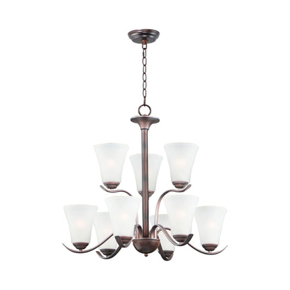 Vital Chandelier in Oil Rubbed Bronze (9-Light).