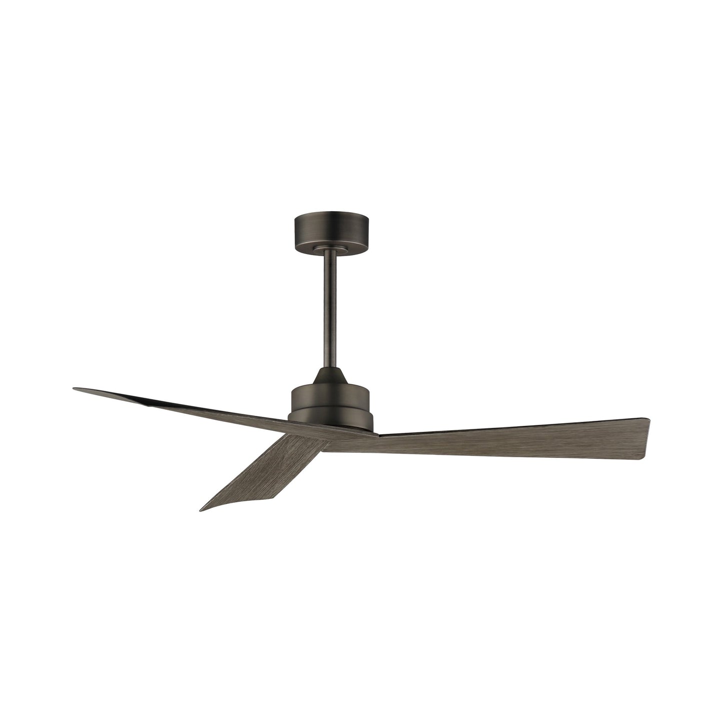 Vortex Ceiling Fan in Dark Satin Nickel.