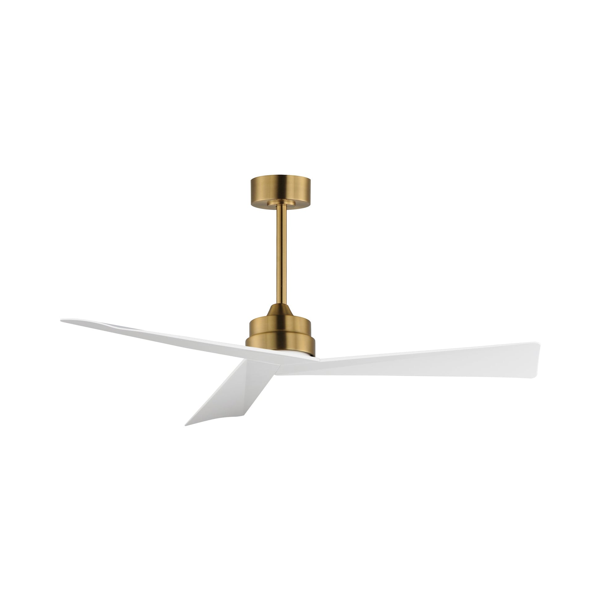 Vortex Ceiling Fan in Natural Aged Brass.