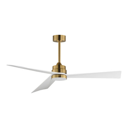 Vortex LED Ceiling Fan in Natural Aged Brass (60-Inch).