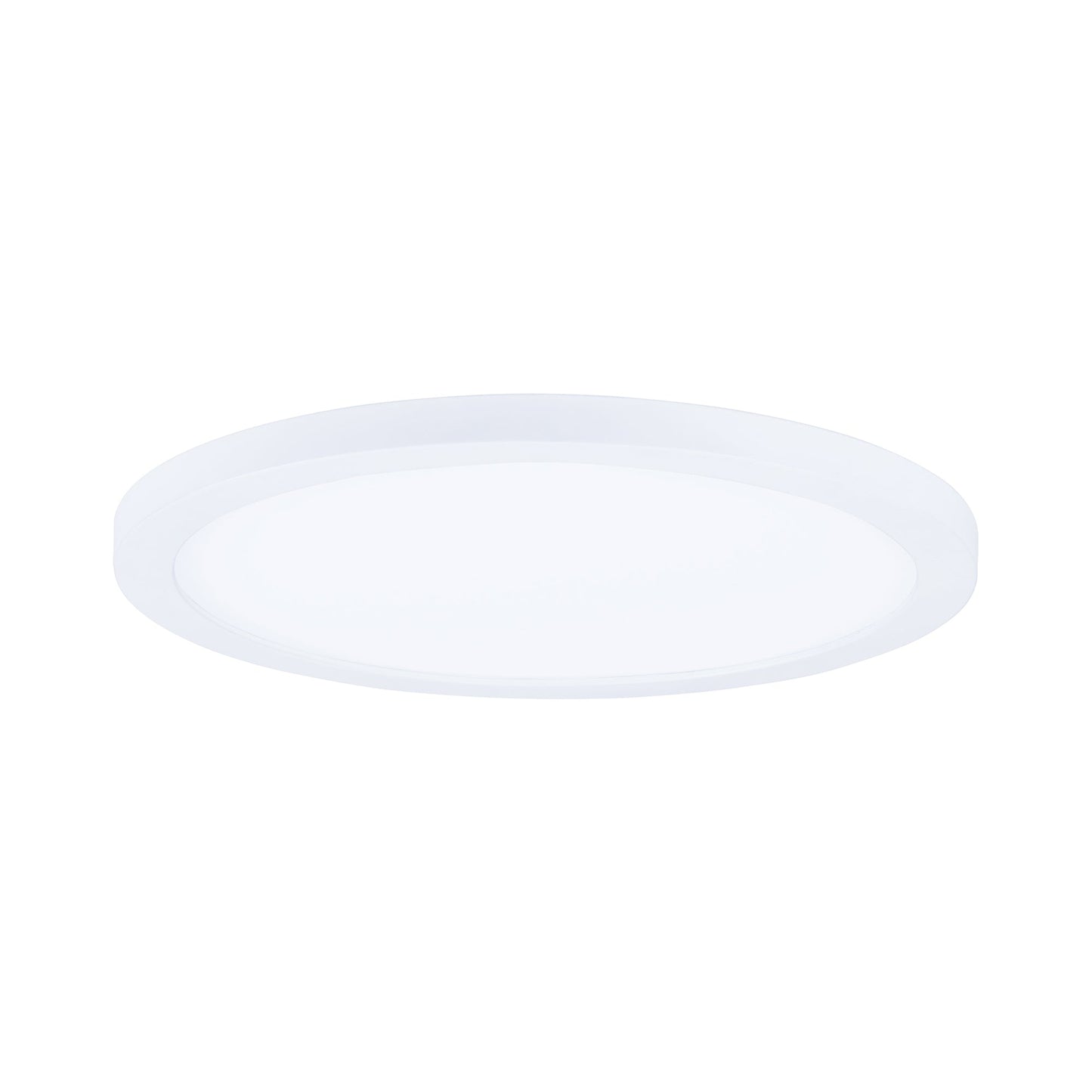 Wafer LED Flush Mount Ceiling Light in White (Medium/Round).