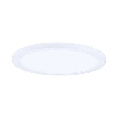 Wafer LED Flush Mount Ceiling Light in White (Medium/Round).