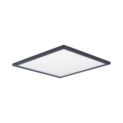 Wafer LED Flush Mount Ceiling Light in Bronze (Medium/Square).