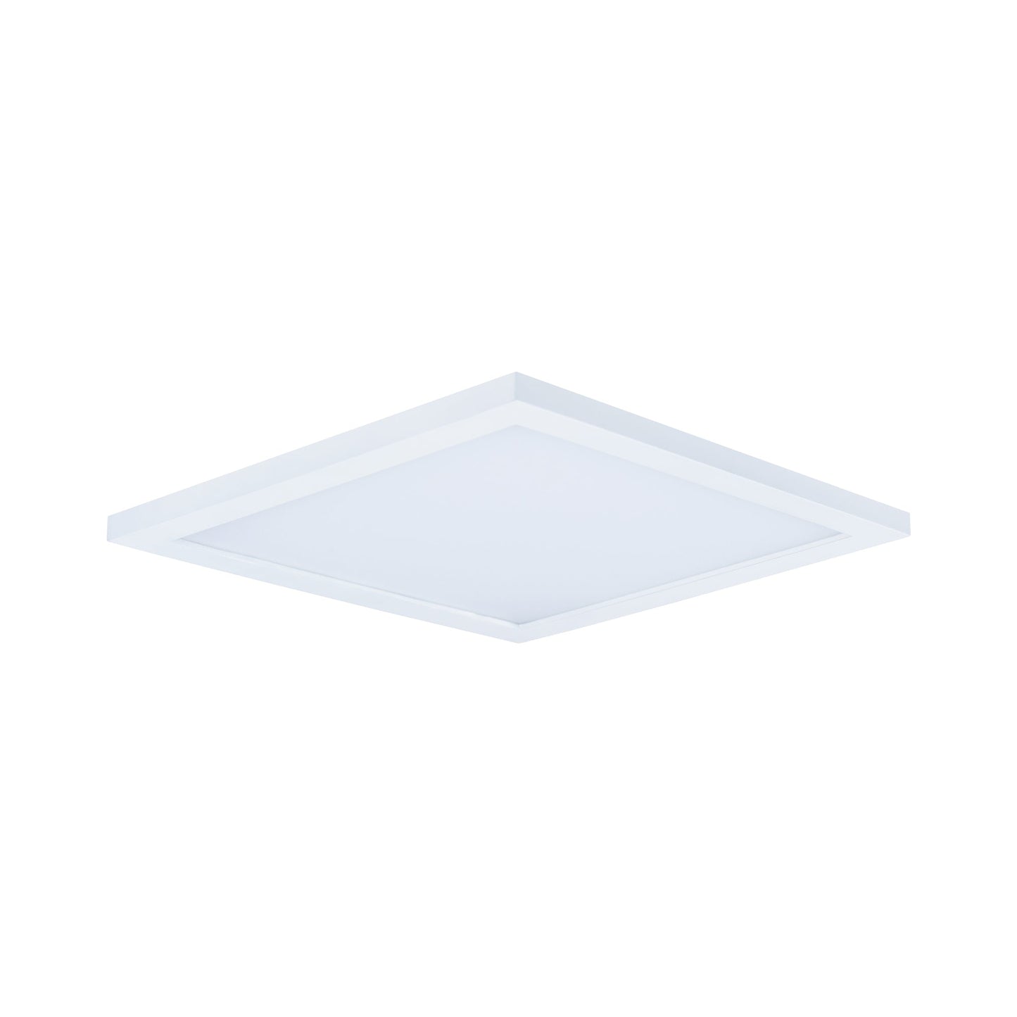 Wafer LED Flush Mount Ceiling Light in White (Medium/Square).