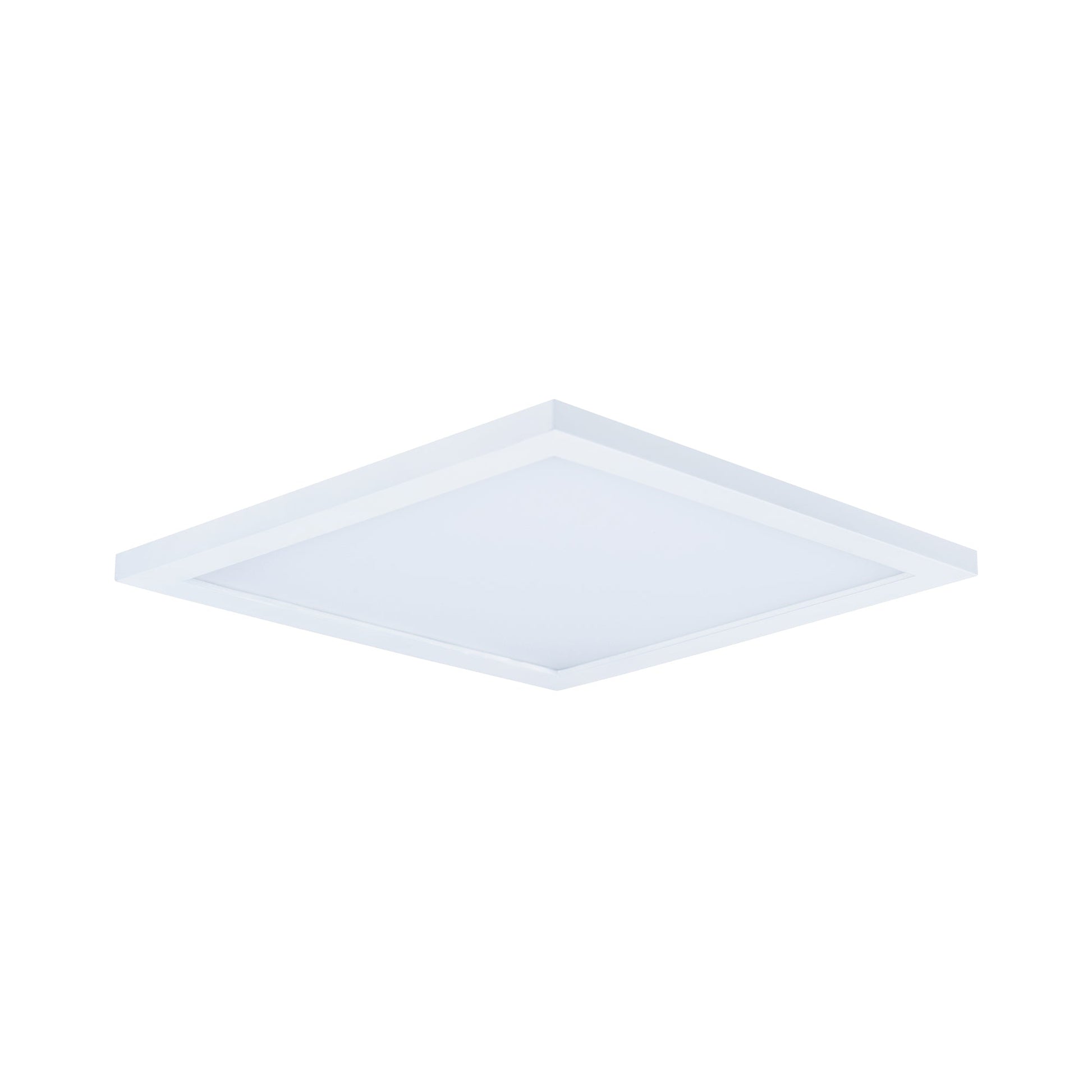 Wafer LED Flush Mount Ceiling Light in White (Medium/Square).
