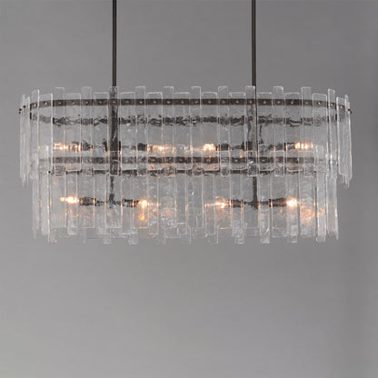 Warren Linear Pendant Light in Detail.