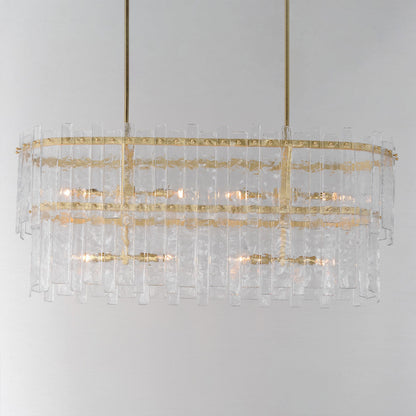 Warren Linear Pendant Light in Detail.