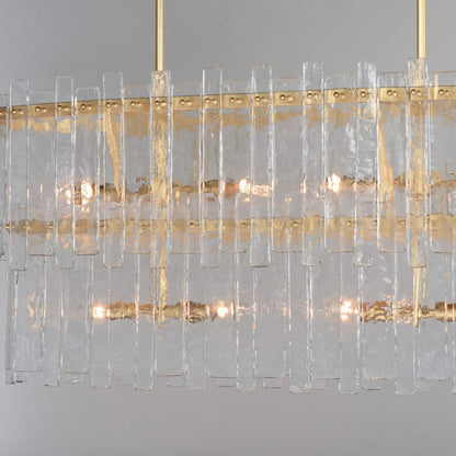 Warren Linear Pendant Light in Detail.