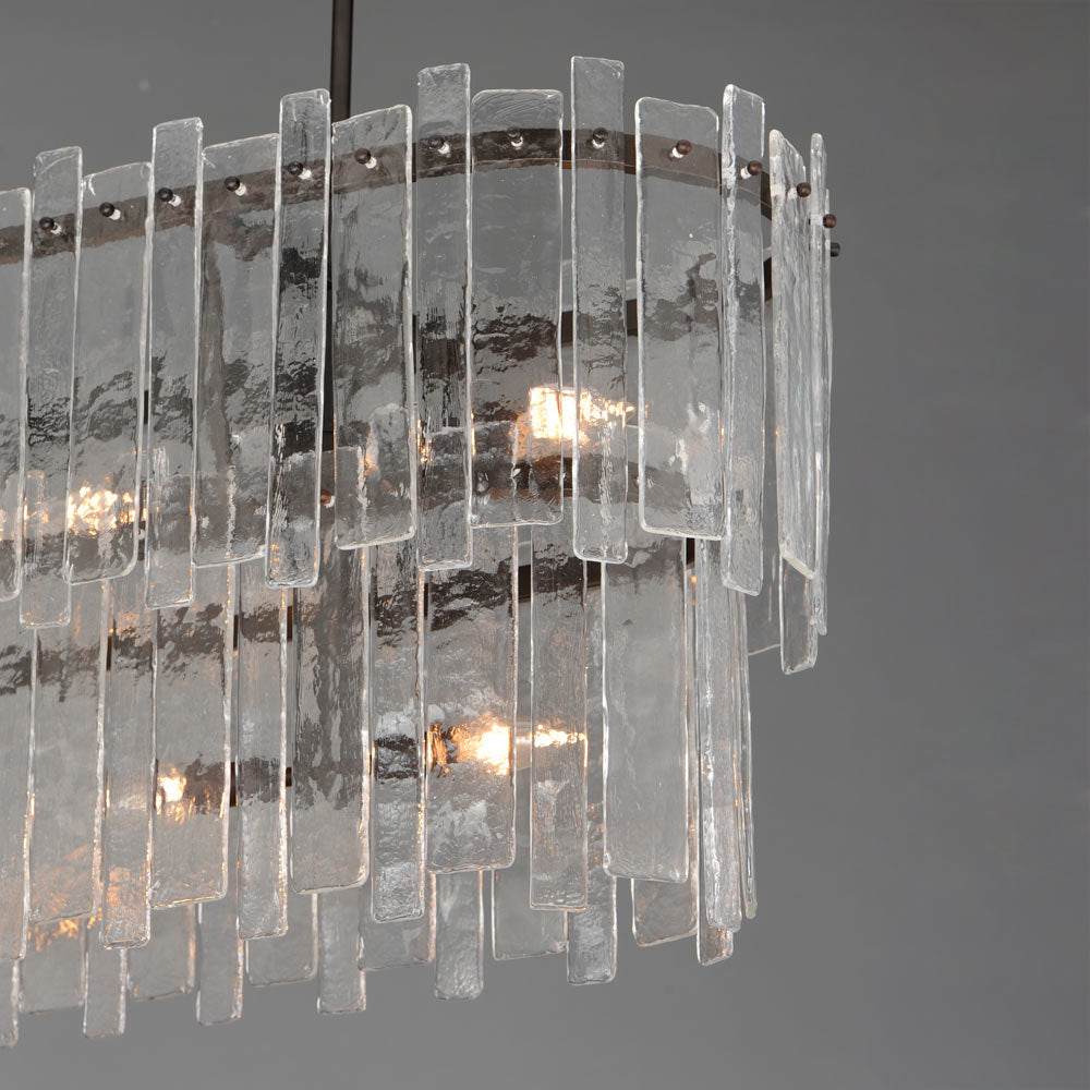 Warren Linear Pendant Light in Detail.