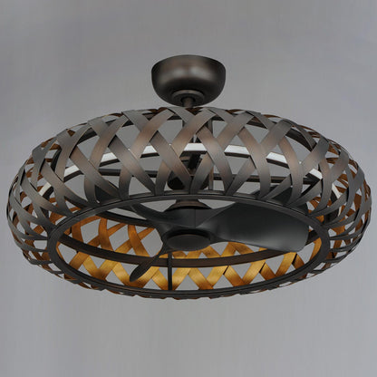 Weave LED Ceiling Fan in Detail.