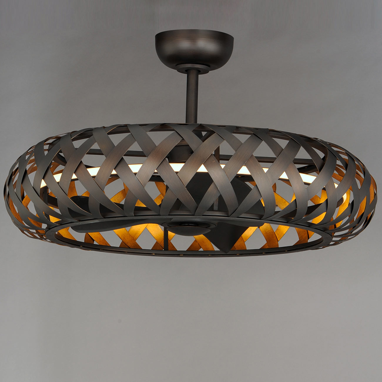 Weave LED Ceiling Fan in Detail.
