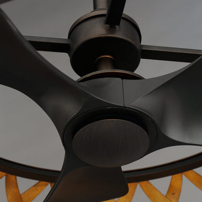 Weave LED Ceiling Fan in Detail.