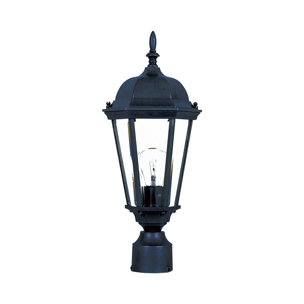 Westlake Outdoor Post Light in Black (1-Light/19-Inch).