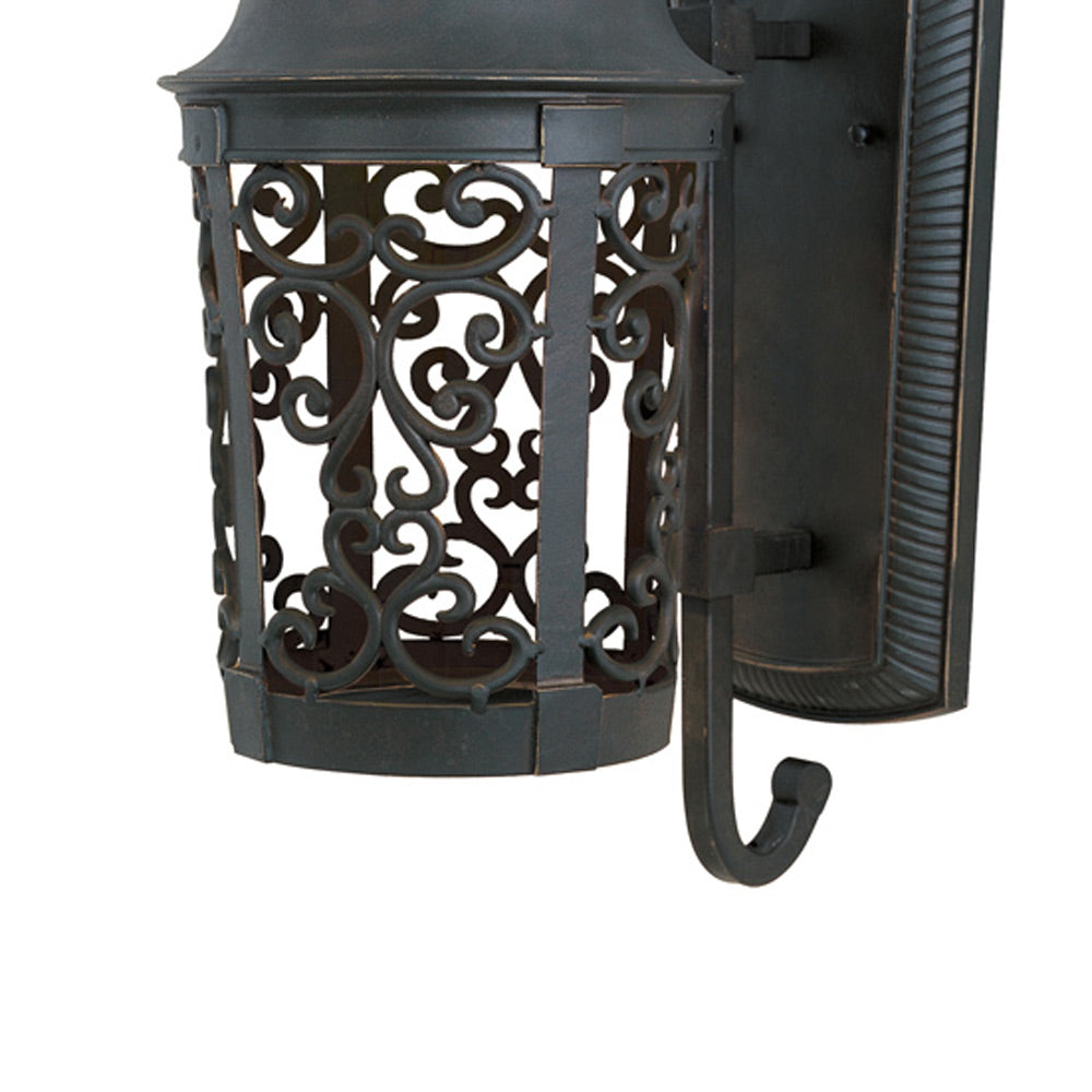 Whisper Dark Sky Outdoor LED Wall Light in Detail.