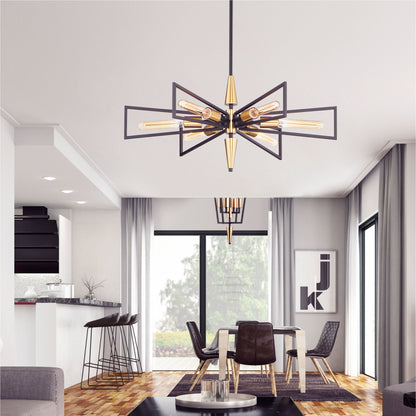 Wings Chandelier in living room.