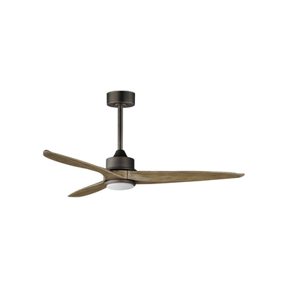Woodwind LED Ceiling Fan in Charcoal Bronze (52-Inch).