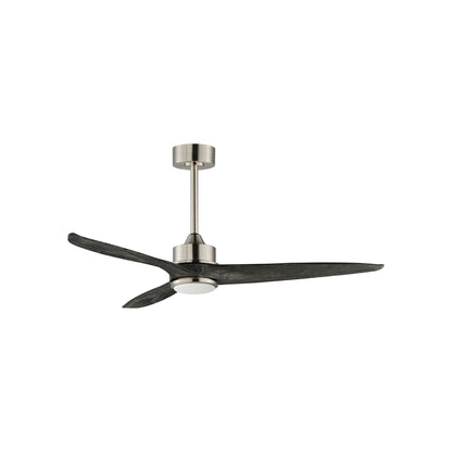 Woodwind LED Ceiling Fan in Satin Nickel (52-Inch).