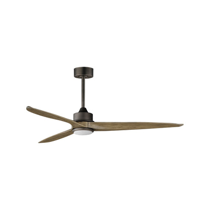 Woodwind LED Ceiling Fan in Charcoal Bronze (72-Inch).