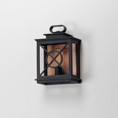 Yorktown Outdoor Pocket Wall Light in Detail.