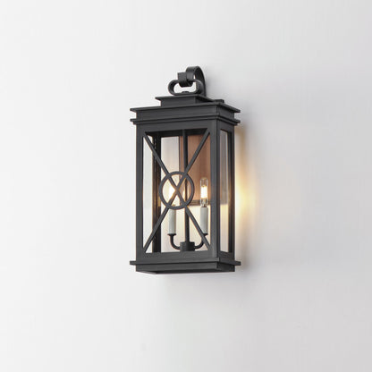 Yorktown Outdoor Wall Light in Detail.