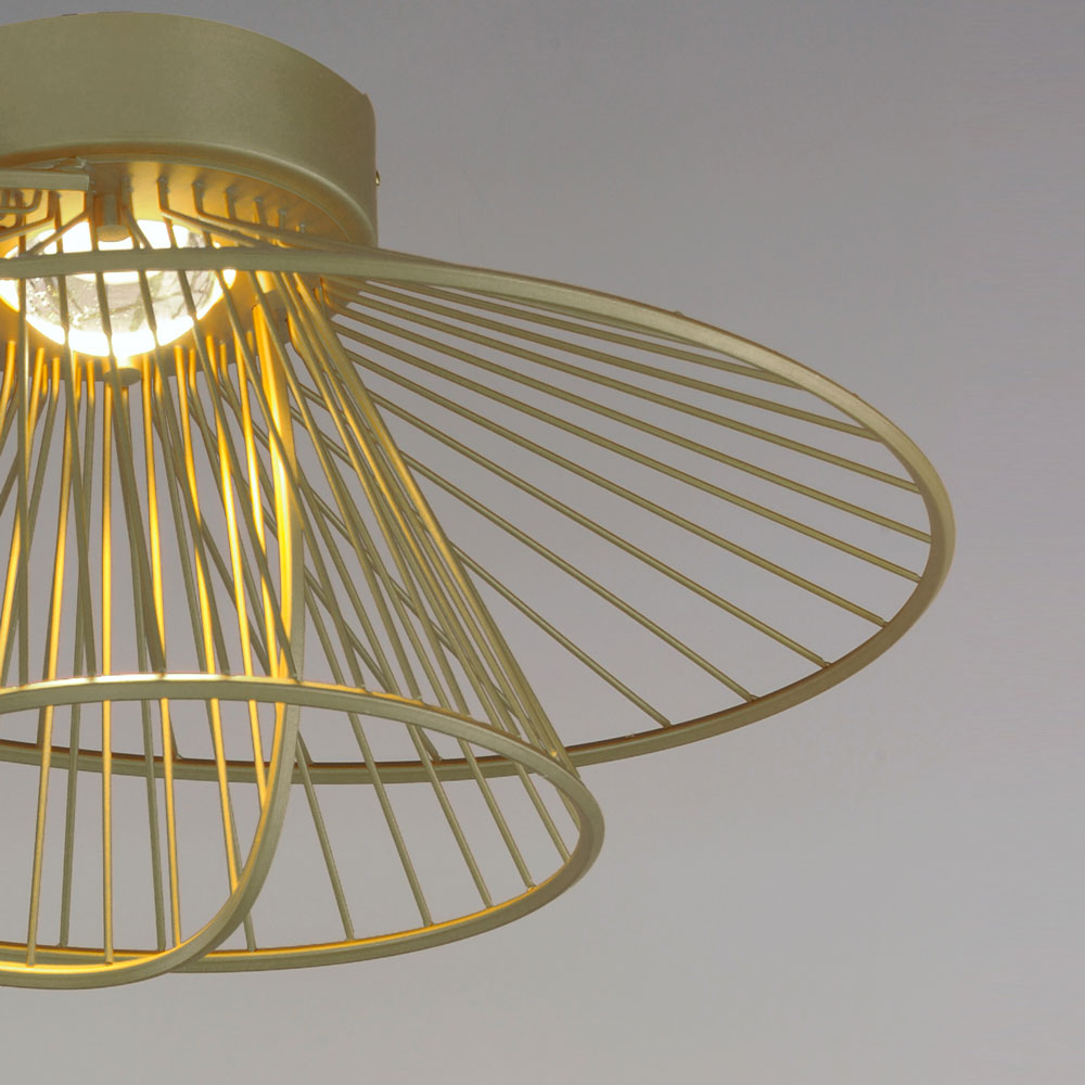Zeta LED Flush Mount Ceiling Light in Detail.