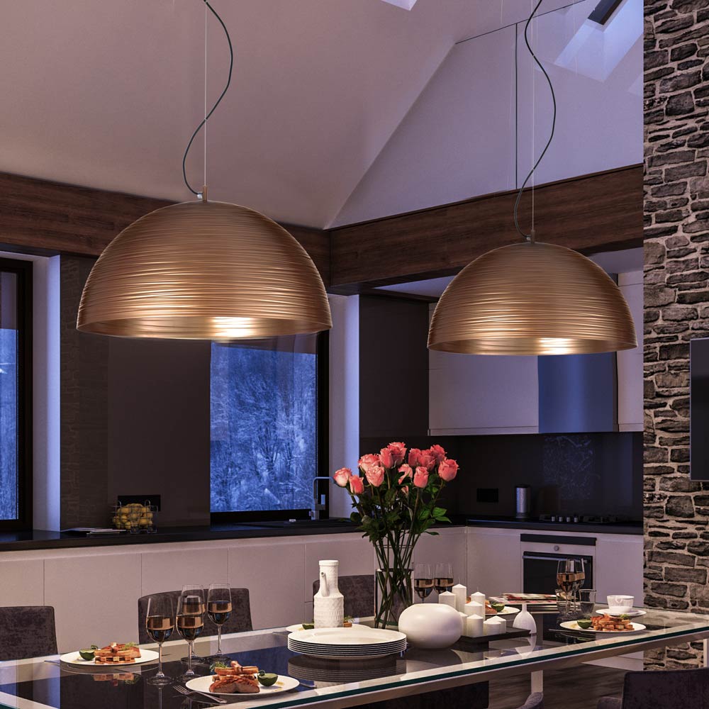 Chiara Pendant Light in dining room.