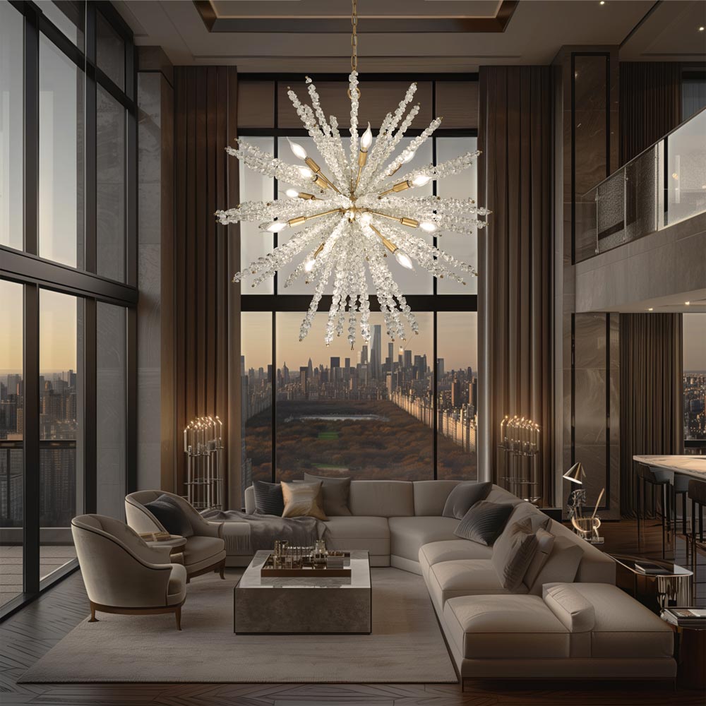 Aisi Pendant Light in living room.
