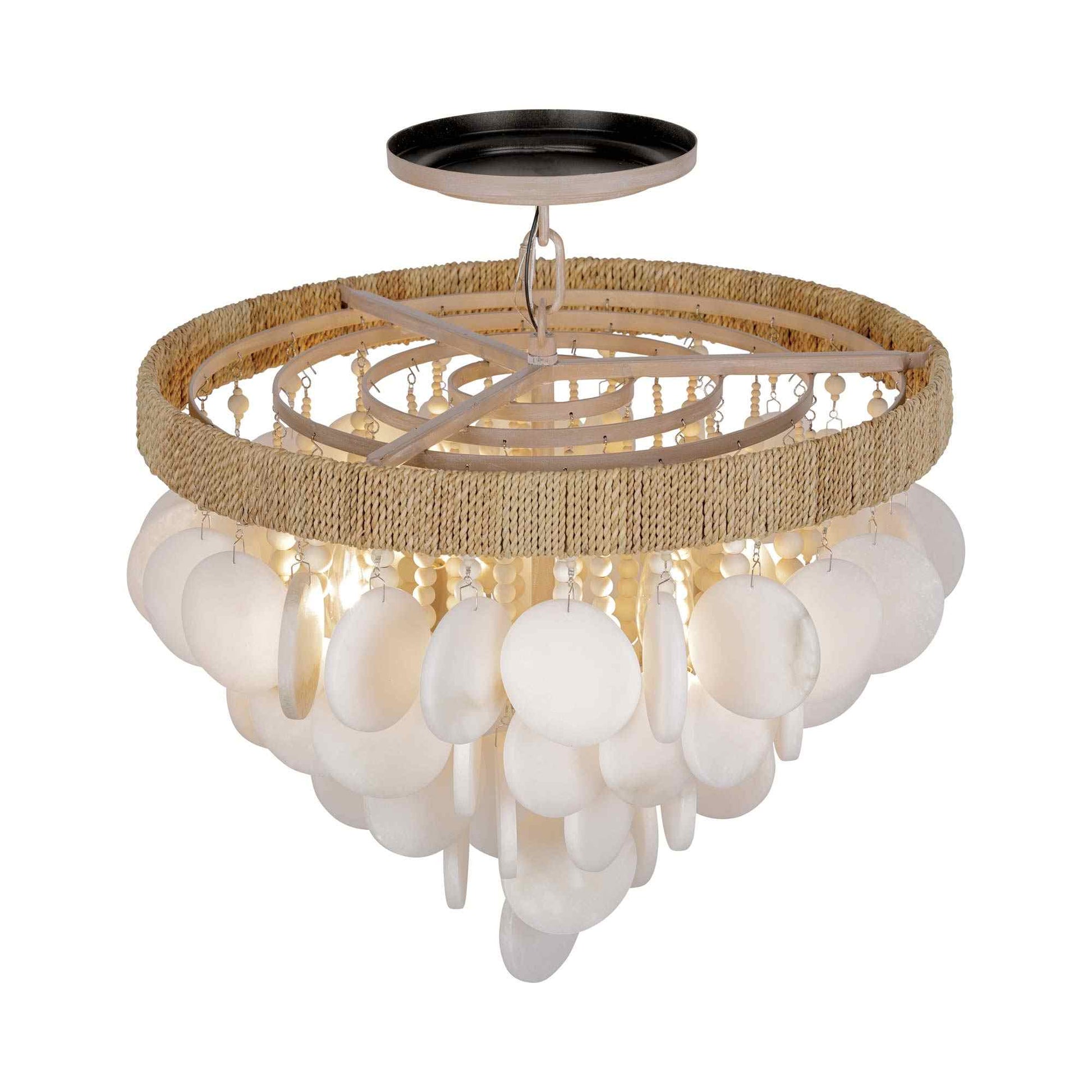 Aurelia's Cove Semi Flush Mount Ceiling Light in Detail.