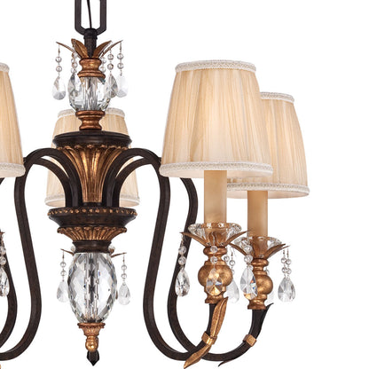 Bella Cristallo Chandelier in Detail.