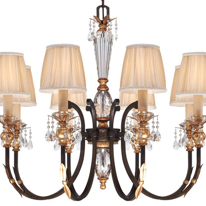 Bella Cristallo Chandelier in Detail.
