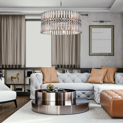 Belle Aurore Pendant Light in living room.