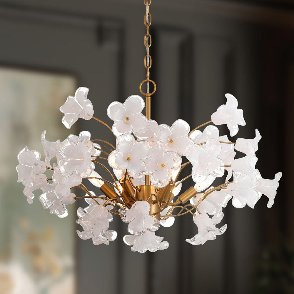 Bloome Chandelier in Detail.