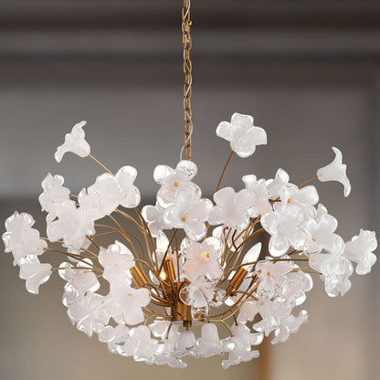 Bloome Chandelier in Detail.