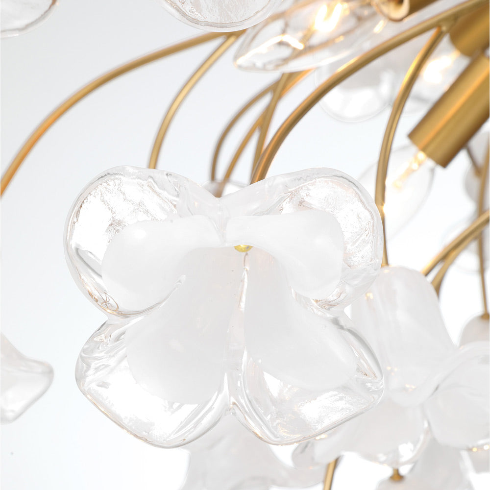 Bloome Chandelier in Detail.