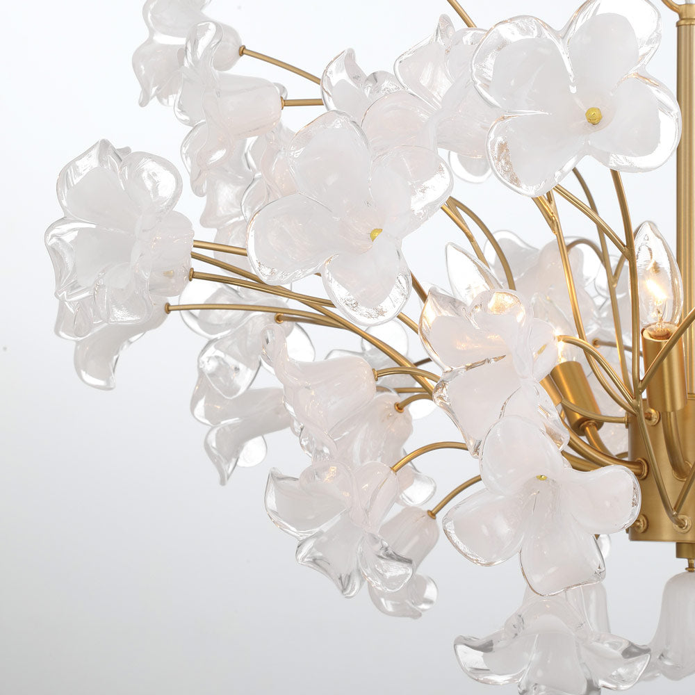 Bloome Chandelier in Detail.