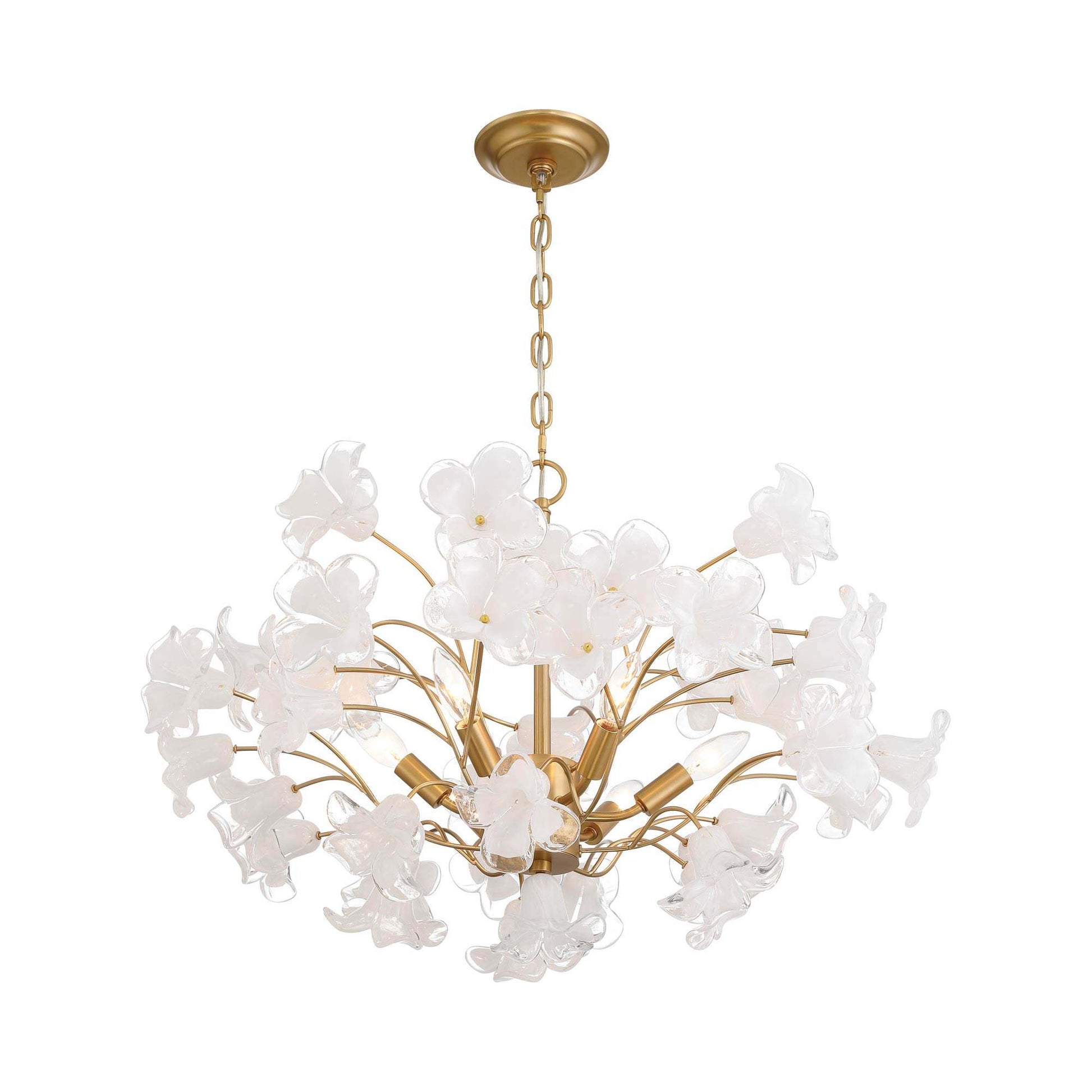 Bloome Chandelier in Detail.