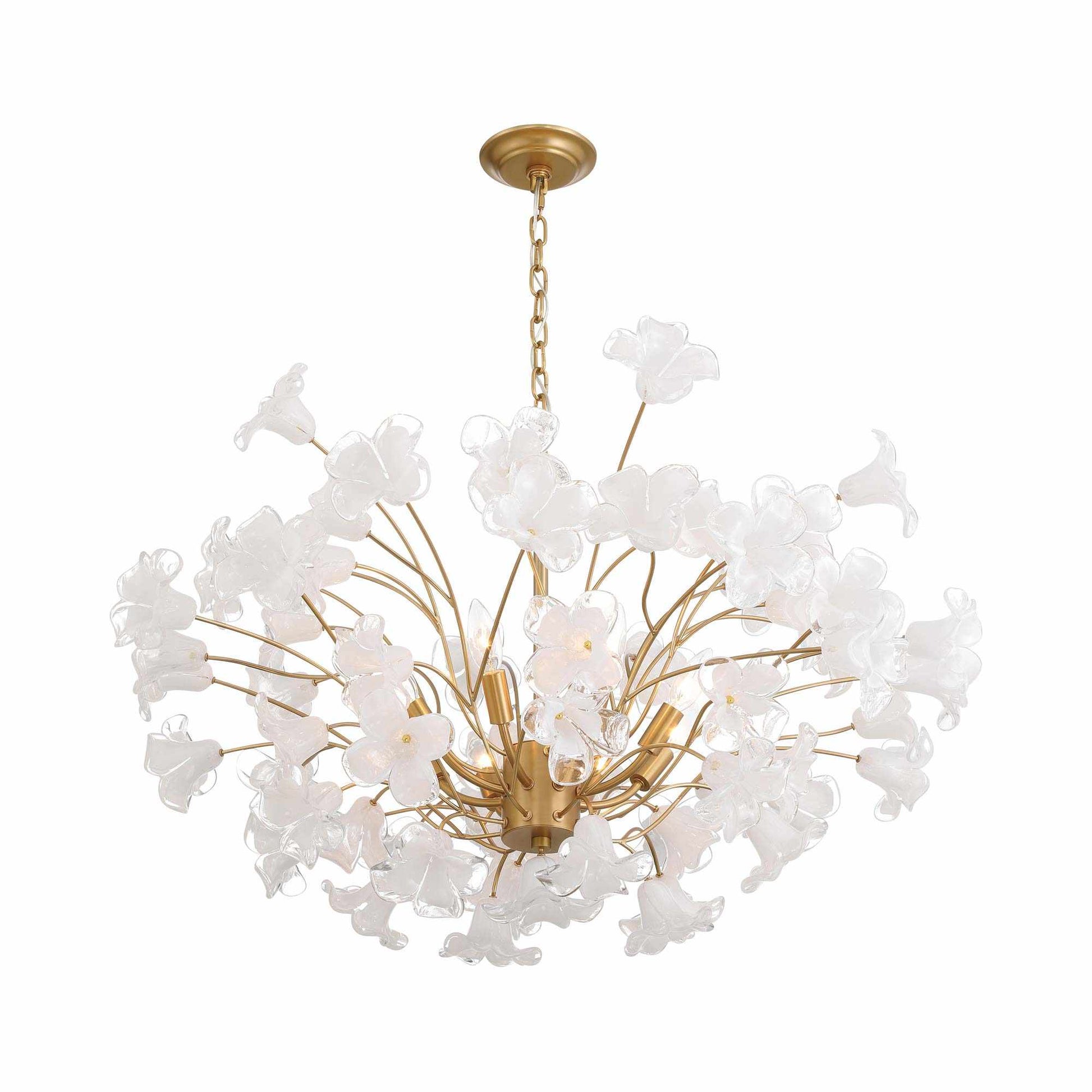 Bloome Chandelier in Detail.