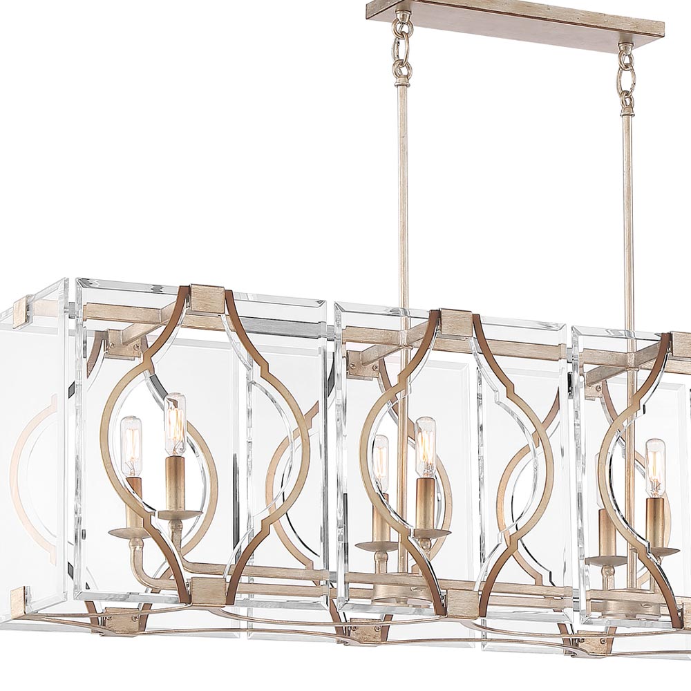 Brenton Cove Linear Pendant Light in Detail.
