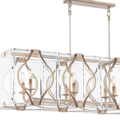 Brenton Cove Linear Pendant Light in Detail.