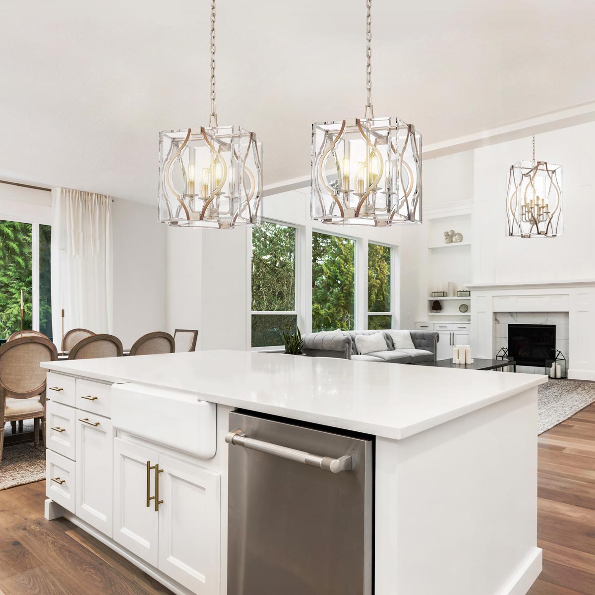 Brenton Cove Pendant Light in kitchen.