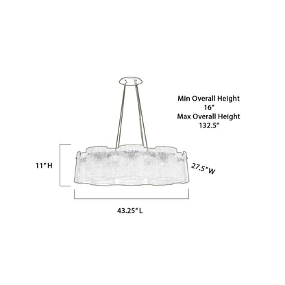 Brookstreet Pendant Light - line drawing.