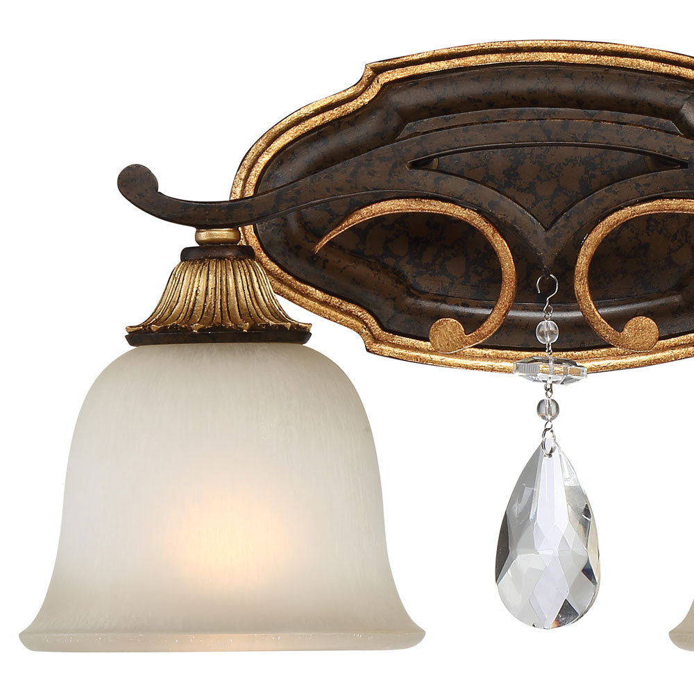 Chateau Nobles Bath Vanity Light in Detail.