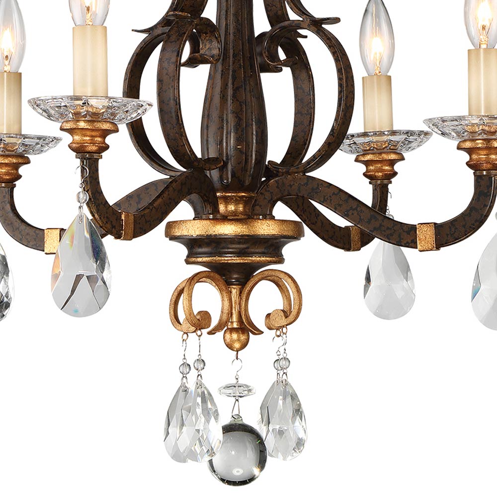 Chateau Nobles Chandelier in Detail.