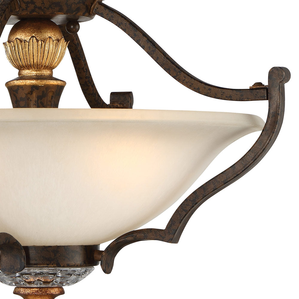 Chateau Nobles Semi Flush Mount Ceiling Light in Detail.