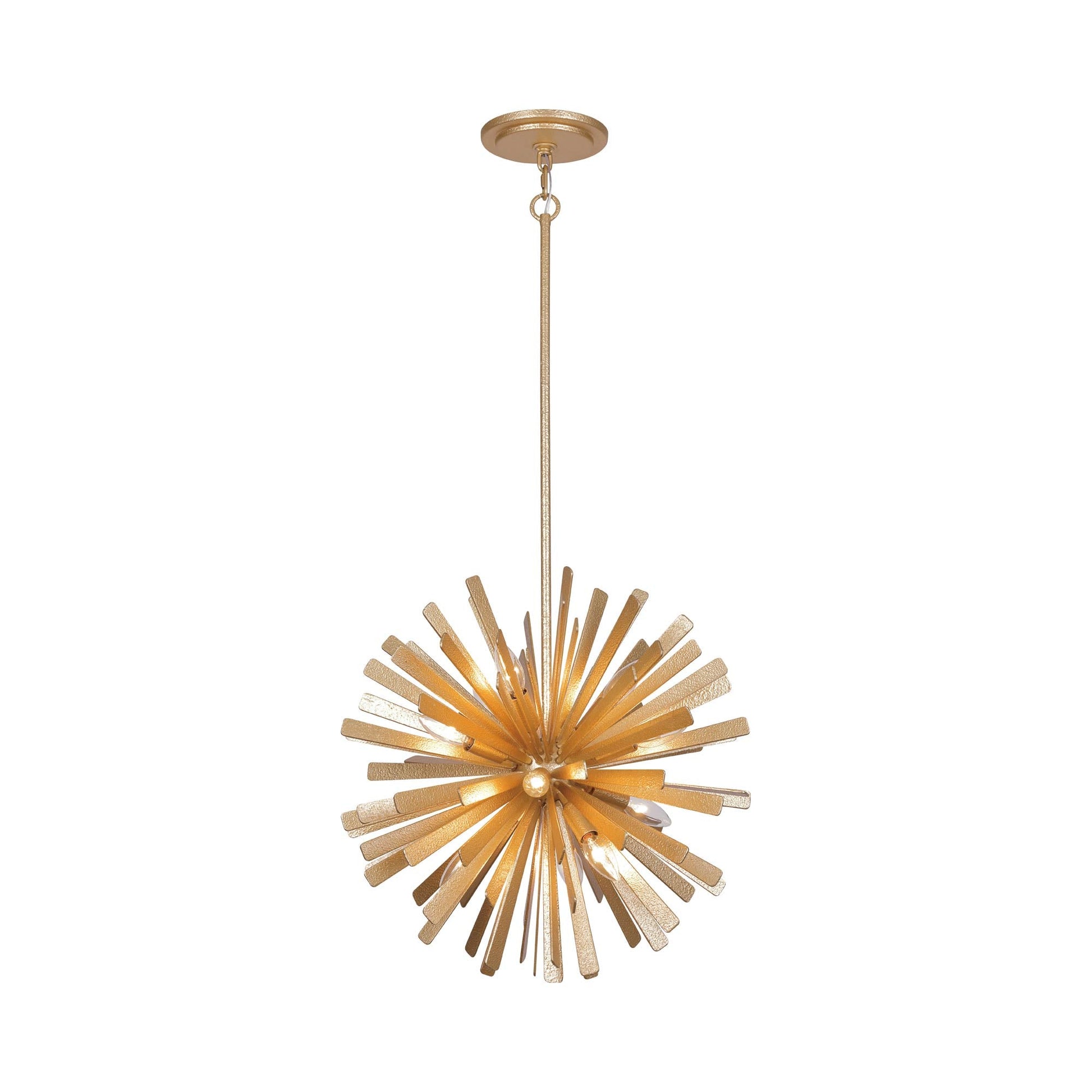 Confluence Pendant Light in Piastra Gold (12-Light).