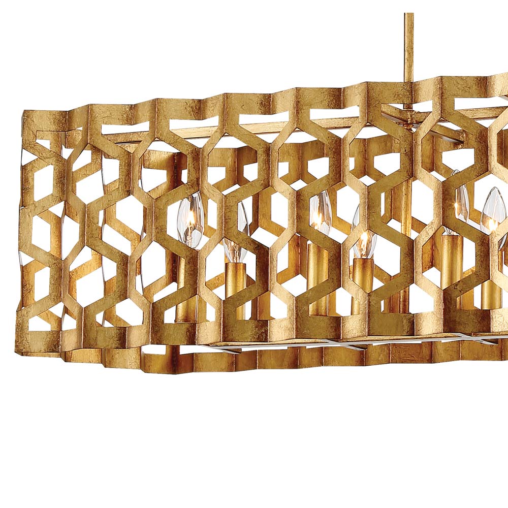 Coronade Linear Pendant Light in Detail.