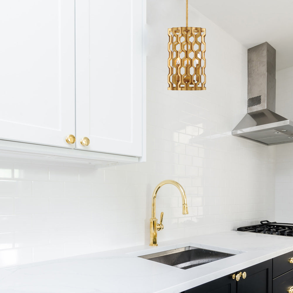 Coronade Pendant Light in dining room.