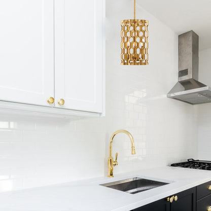 Coronade Pendant Light in dining room.